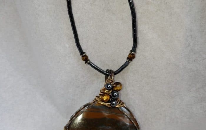 Tiger's Eye and Chain by Tina Acciavatti
