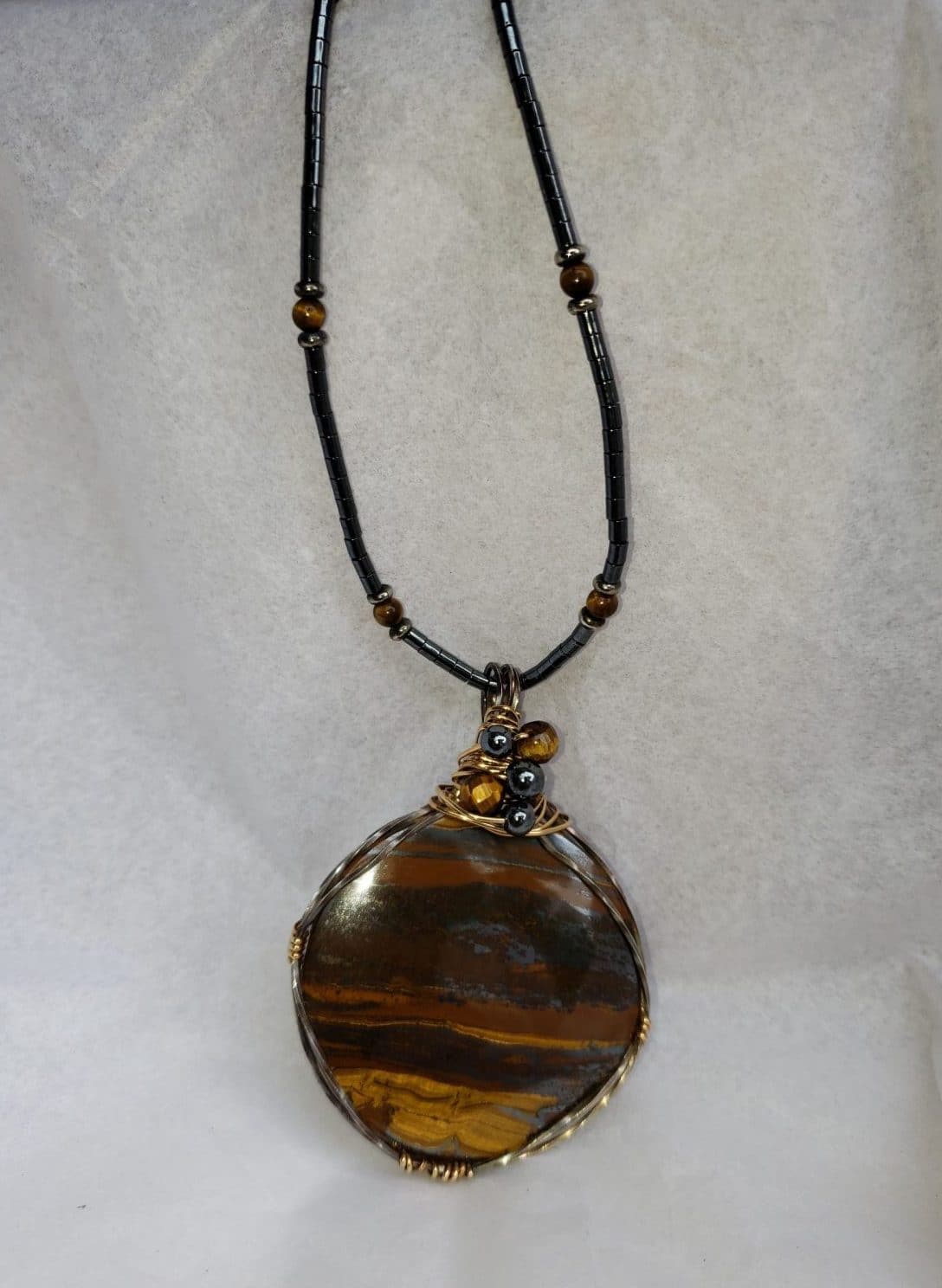 Tiger's Eye and Chain by Tina Acciavatti