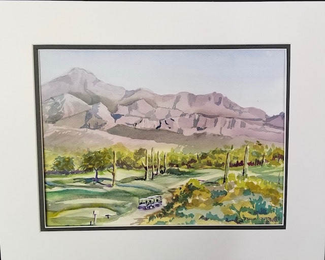 Desert Golf by Jessica Disbrow