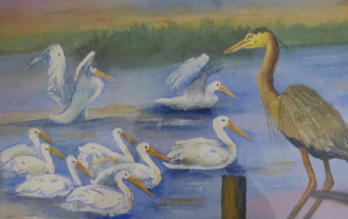 Lake Birds by Shirley Buescher