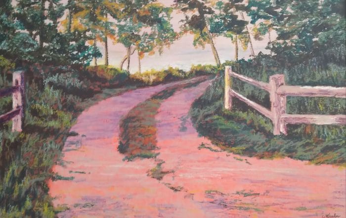 Madeline Island Pathway by Carol Kesler