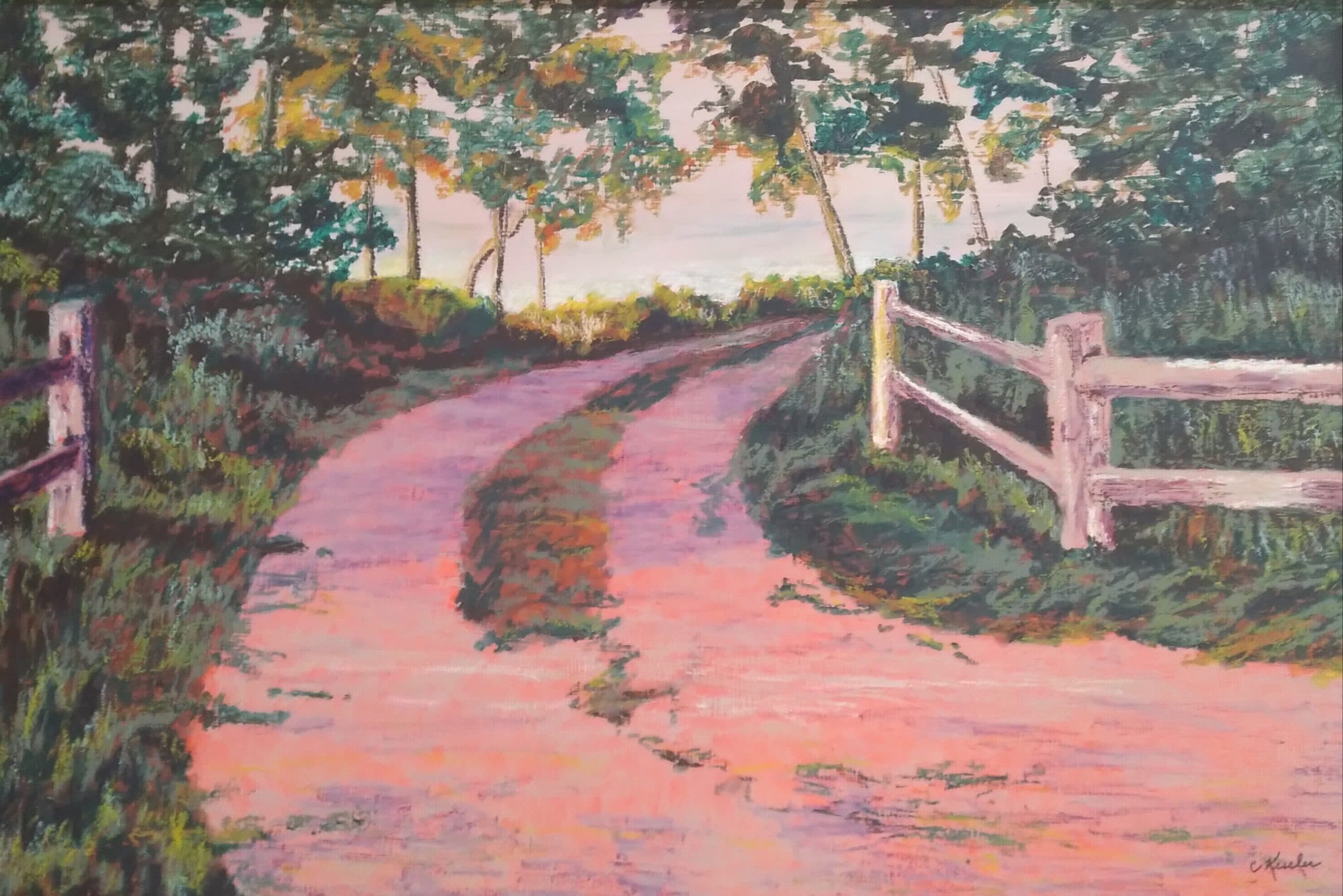 Madeline Island Pathway by Carol Kesler