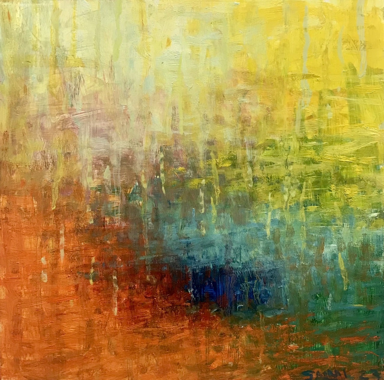 Path Oil 12 by 12 $950 - Lyle J. Salmi