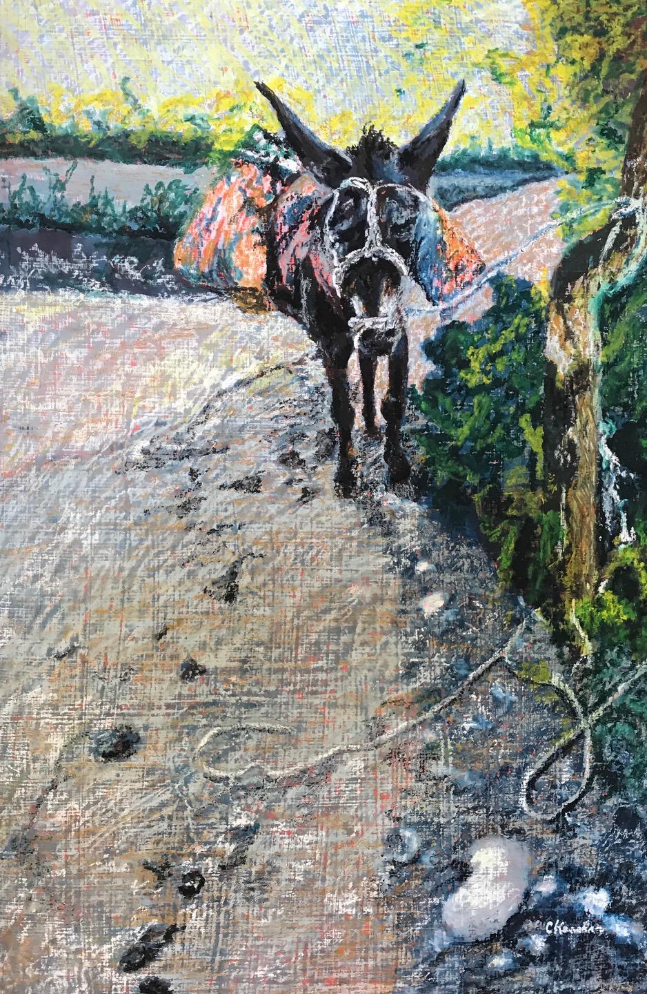 Tethered Donkey by Carol Kessler Tethered Donkey by Carol Kessler