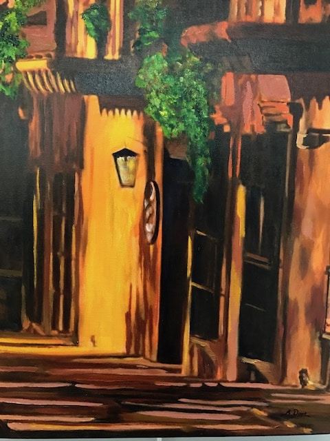 Tlaquepaque Shadows by Barbara Dove