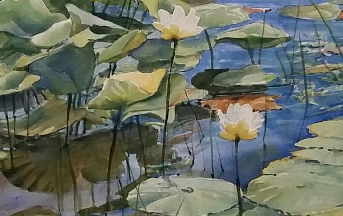 Water Lotus I by Sharon Zimmerman