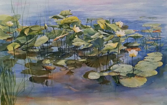 Water Lotus II by Sharon Zimmerman