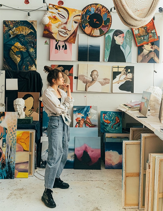 student artists